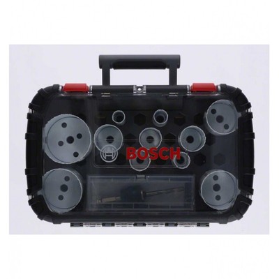 Bosch Lochsägen-Set Progressor for Wood and Metal, 14-tlg, Universalset 20-76 mm