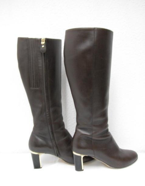 Salvatore Ferragamo レザー ロング ブーツ バックジップ 112. Salvatore Ferragamo Leather Side Zip Long Boots | eBay