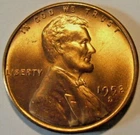 1952 S Lincoln Cent - Brilliant Uncirculated from a nice roll, FREE SHIPPING