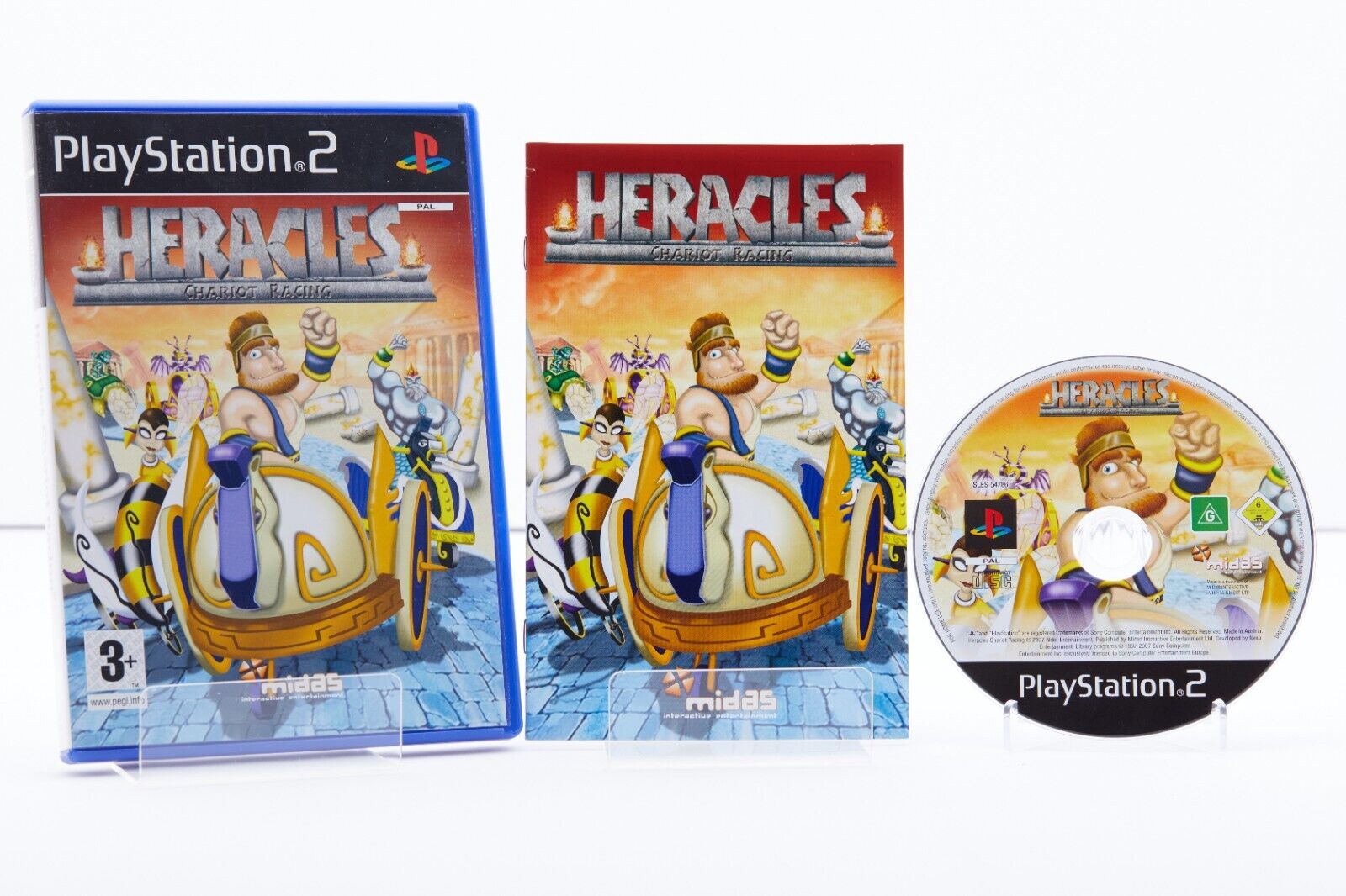 Heracles Chariot Racing SONY PS2 PLAYSTATION 2 Completo en Caja RETRO PAL