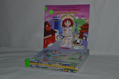 Complete Emma Le Petit Sports Books #1-8 Parent Workbook French Tennis