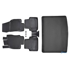 Kofferraumwanne + Gummimatten Set Passend Für Seat Ateca Ab 2016