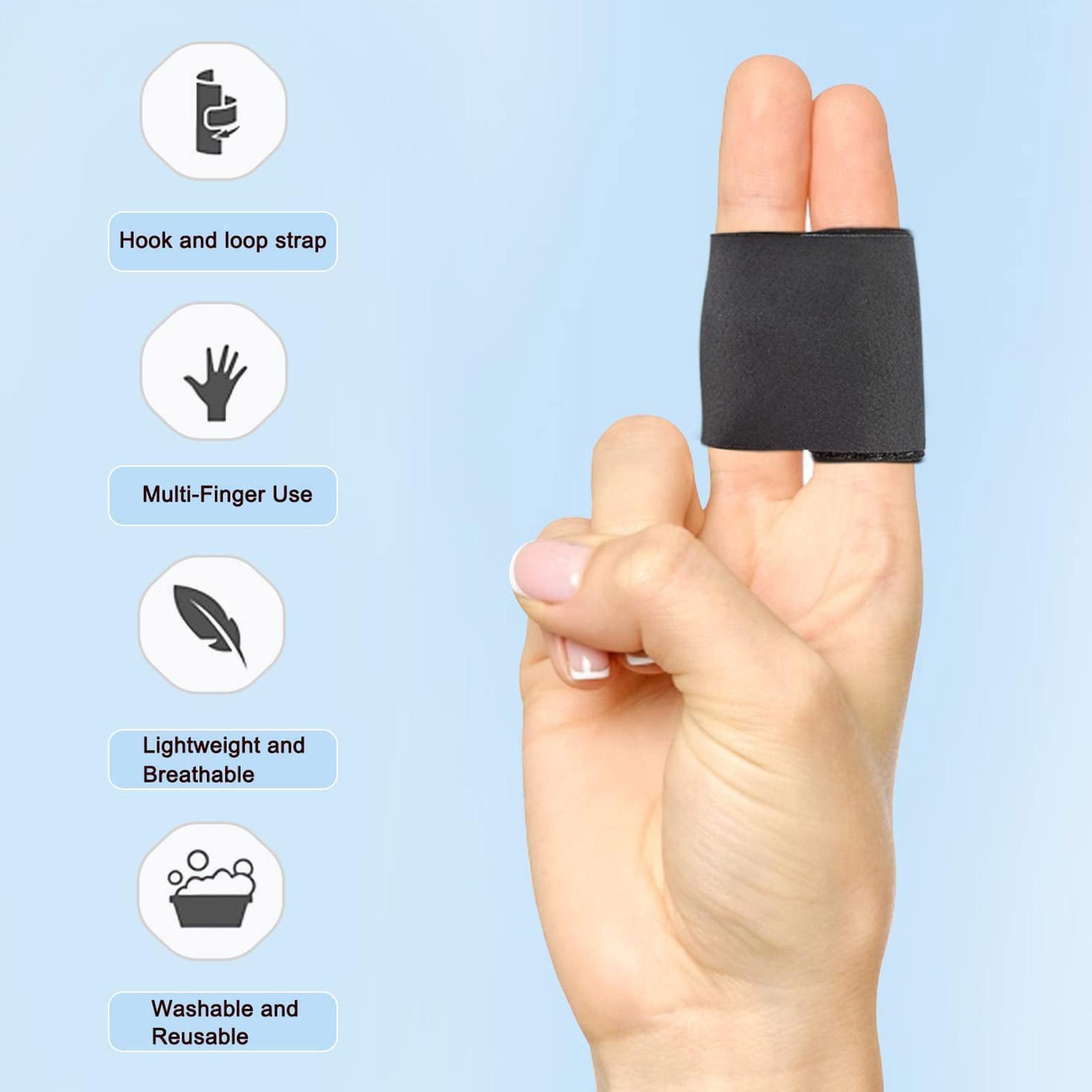 Basketball Sport Finger Splint Guard Protector Sleeve Wraps Brace
