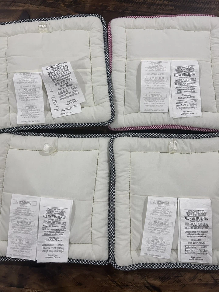 Almohadas decorativas Minky/Felpa Kidsline Baby Nursery Infant—Juego de 4 Foto 2 de 4