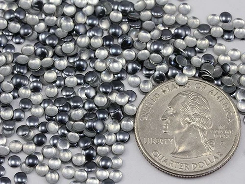 3mm Grey Gun Metal H7 Nail Art Metal Gems Round Hot fix Studs - 1000 PCS
