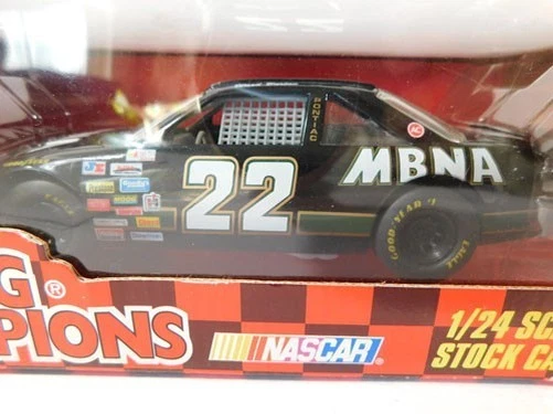 AUTO Firmato 1997 Racing Champions Ward Burton #22 MBNA Replica In Die-Cast 1:24 - Immagine 3 di 4
