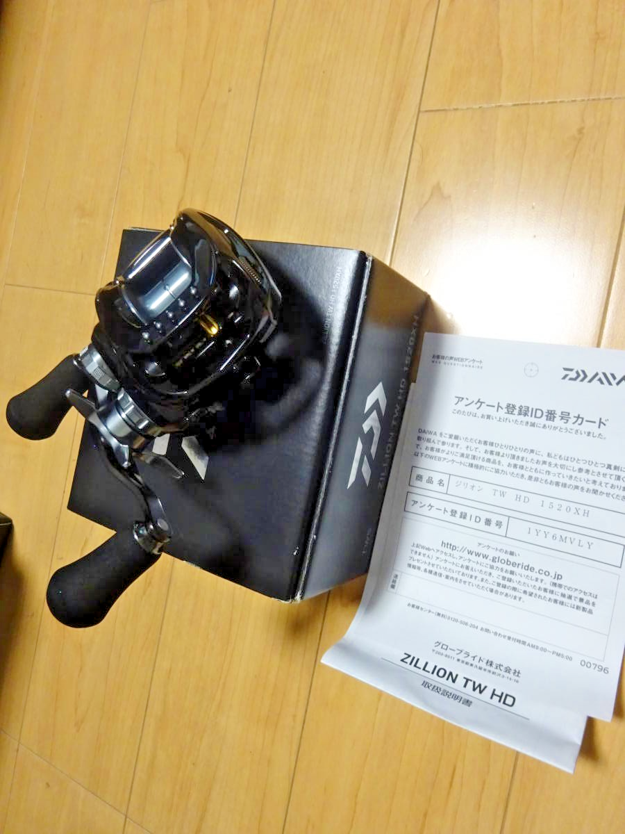 DAIWA 18 Zillion TW HD 1520XH High Speed Baitcasting Reel Japan Model