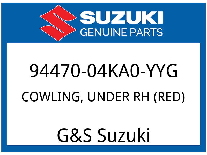 COWLING, UNDER RH (RED) | FOR AV4