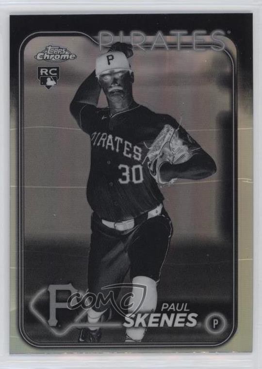 2024 Topps Chrome Update Negative Refractor Paul Skenes #USC88 d4v