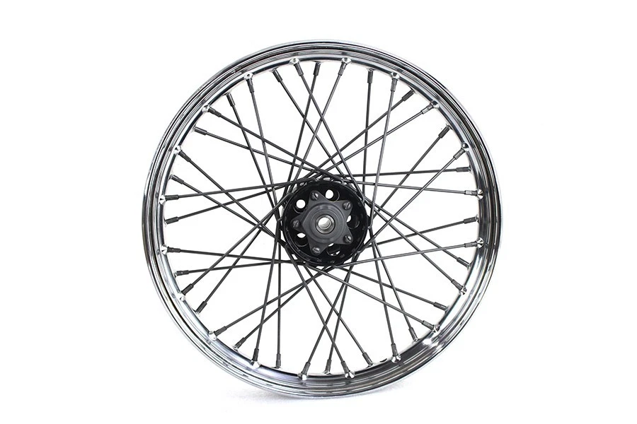 Harley Davidson Knucklehead EL 18" x 2.5 Replica F-H Trog Style Star Hub Wheel - Image 3 of 3