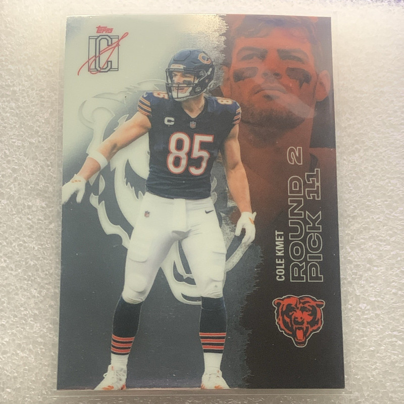 2025 Topps Signature Class Round 2 Pick 1 Cole Kmet Bears #68 Rookie Insert