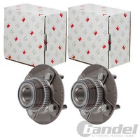 2X NK RADLAGER-SATZ Hinten Passend FÜR Hyundai Accent Links+Rechts | 763414