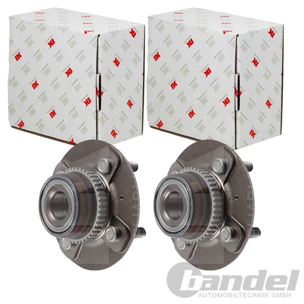 2X NK RADLAGER-SATZ Hinten Passend FÜR Hyundai Accent Links+Rechts | 763414-image