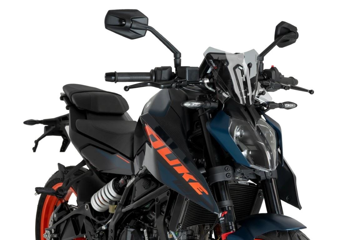 Puig Light Smoke New Generation Sport Screen KTM 125 Duke 2024-2025
