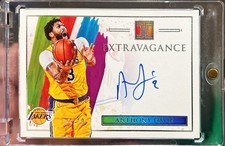 2020-21 Panini Impeccable Anthony Davis Extravagance On Card Auto /10 SSP Rare