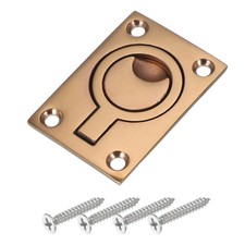 2-1/2"-1-3/4" Flush Pull Ring Handles Recessed Door Pull with Screw Red Bronze