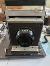 Vintage Large Format Folding Field Camera – Bellows, Square Sheet Film