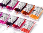 WYNK Blood Bags for Drinks, 10 IV Bags for Halloween Party Decoration, Reusable