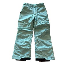 Columbia Kids Medium 10/12 Snow Pants Waterproof Ski Snowboarding Light Blue