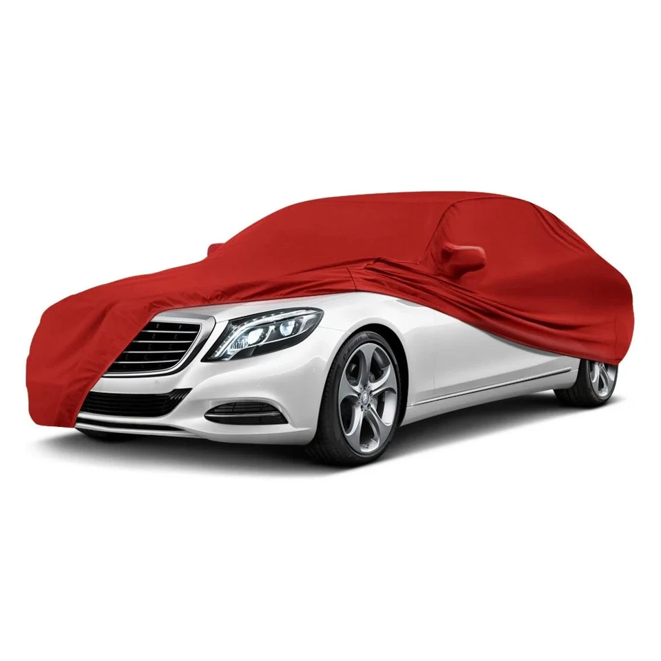 For Mercedes-Benz S63 AMG 15-20 Car Cover Satin Stretch Indoor Adrenaline Red - Изображение 2 из 4