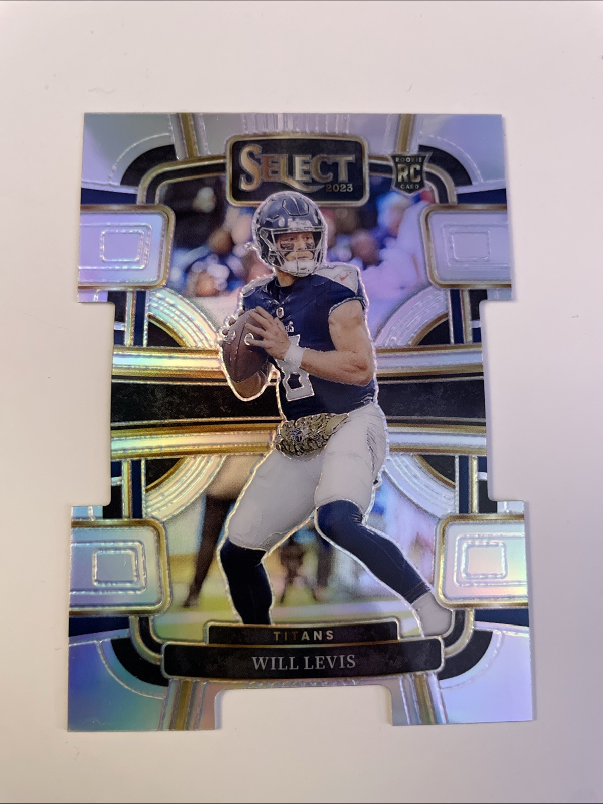 2023 Panini Select - Concourse Will Levis #96 Silver Prizm Die-Cut (RC)