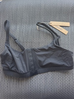 SKIMS Fits Everybody Adaptive Snap Down Scoop Bralette Onyx Small NWT