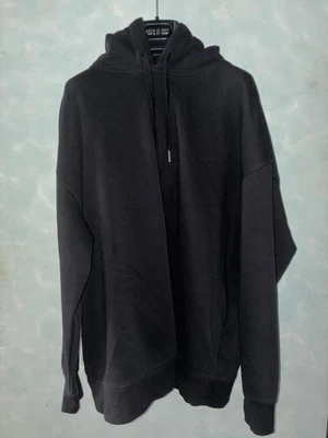 Felpa UOMO NERA CON CAPPUCCIO taglia s con 2 tasche H&M - Imagen 1 de 4
