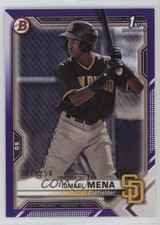 2021 Bowman Prospects Purple Border 181/250 Ismael Mena #BP-36 0q3