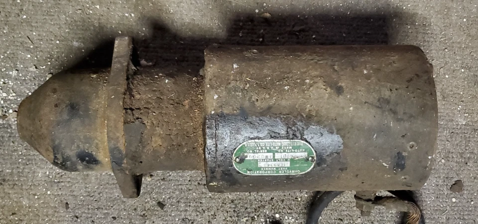 1956-58 Chrysler/Dodge/Plymouth/Desoto/Imperial 12-Volt Starter Motor #1689340 - Image 3 of 4