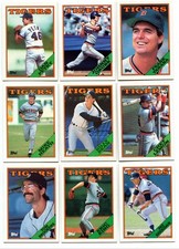Lot Of (16) 1988 Topps Baseball Cards - Detroit Tigers