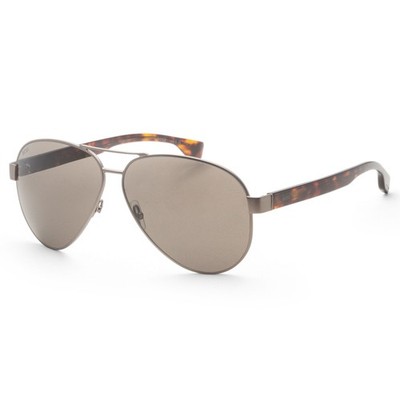 Hugo Boss Men's 63mm Matte Ruthenium Sunglasses BOSS1560-O-S-R81-70