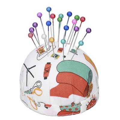 ­Sewing Pearl Pin Portable Easy Store Sewing Accessories With Pin Cushion
