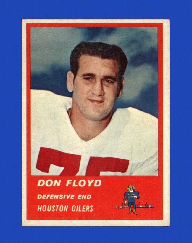 1963 Fleer Set-Break # 43 Don Floyd EX-EXMINT *GMCARDS*