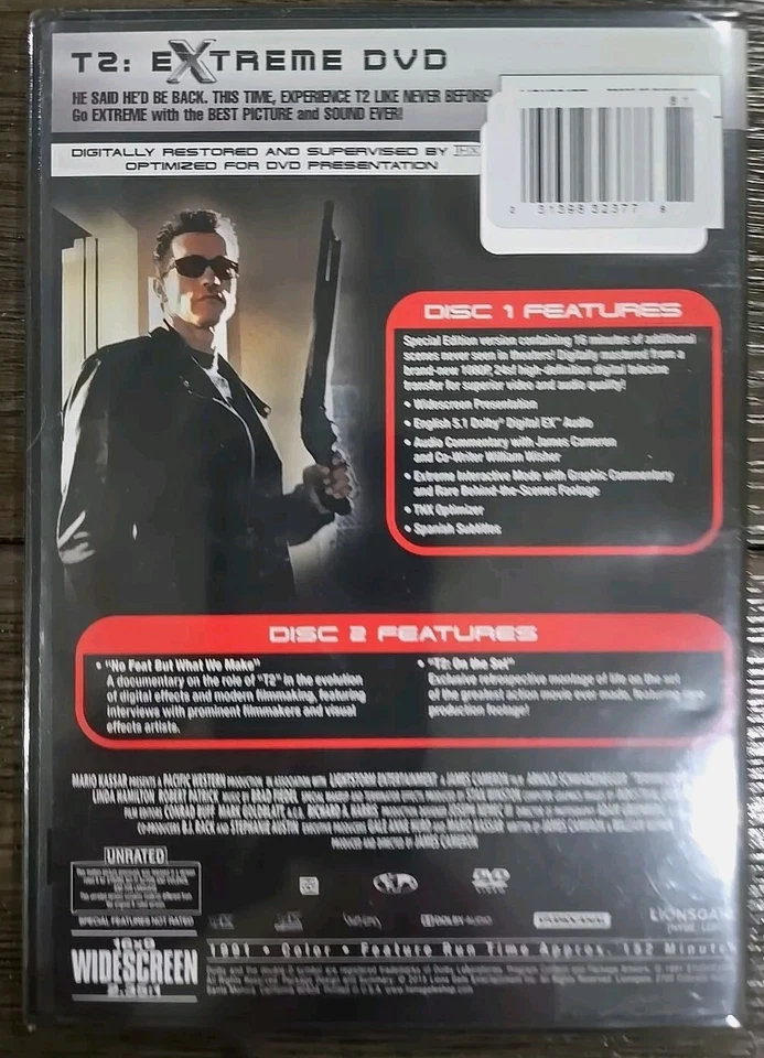 Terminator 2: Judgment Day, DVD - Image 2 of 2
