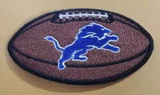 Detroit Lions Football Embroidered Patch approx 2.25x3.5"