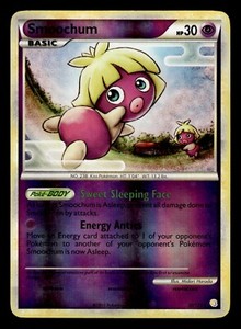 Pokemon Smoochum 30/123 HeartGold & SoulSilver Reverse Holo Rare Card