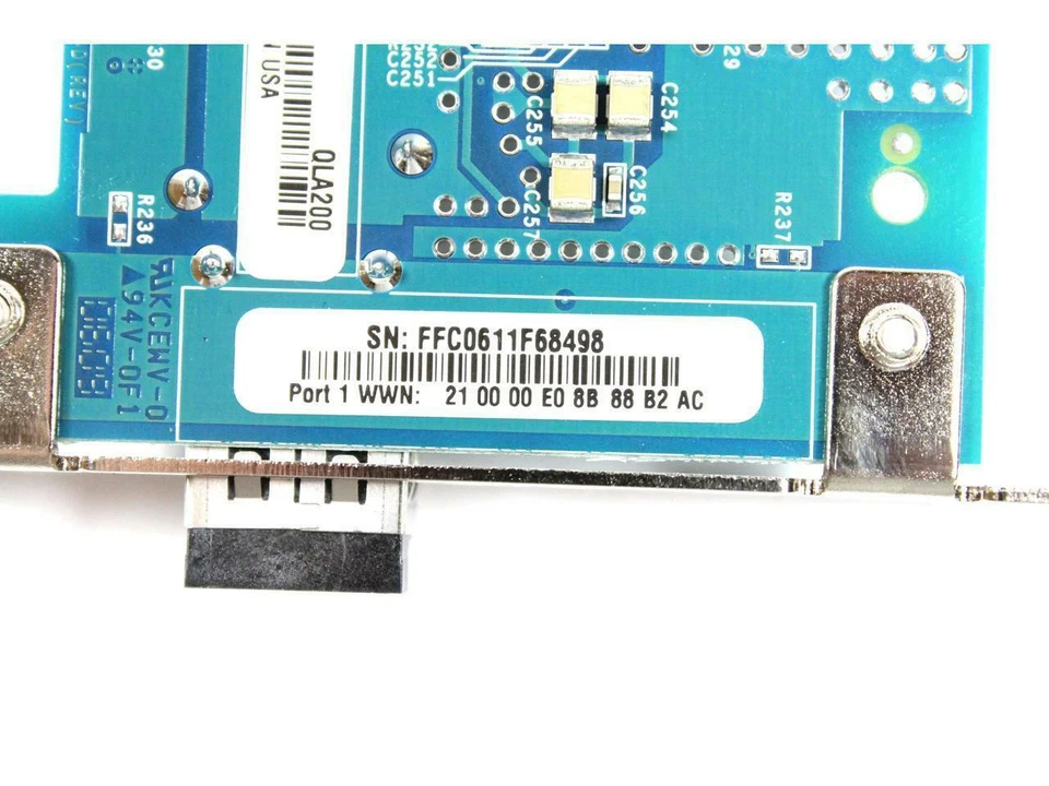 Dell QLogic QLGC-200 Fiber Channel FC 2GB PCI-X Host Board Card JK062 0JK062CN - Image 3 of 4