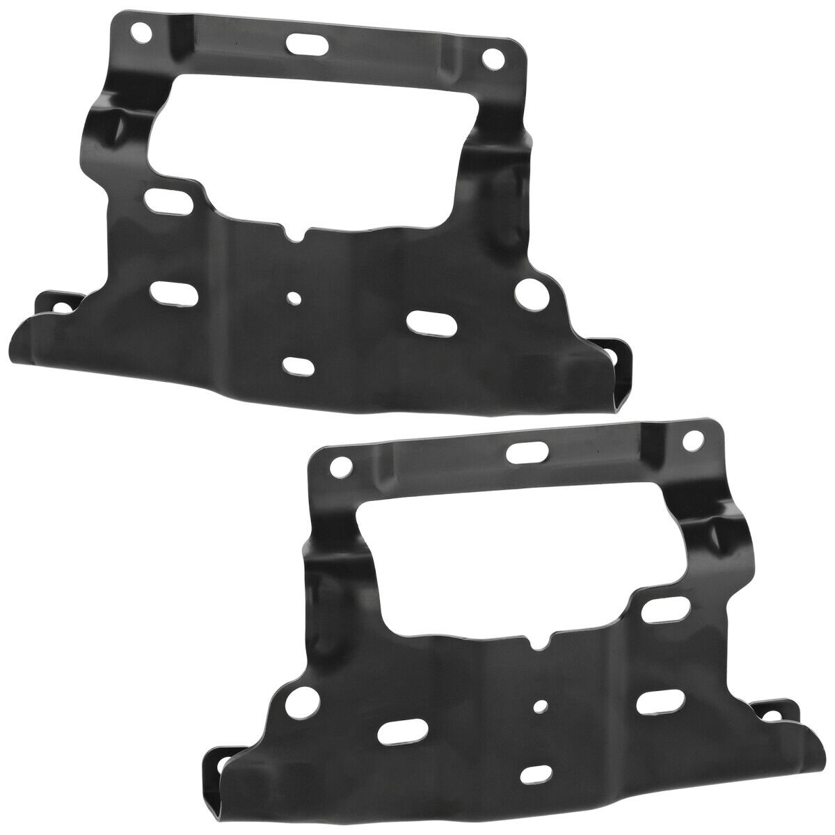 Bumper Face Bar Brackets Set of 2 Front Left-and-Right Left & Right Pair