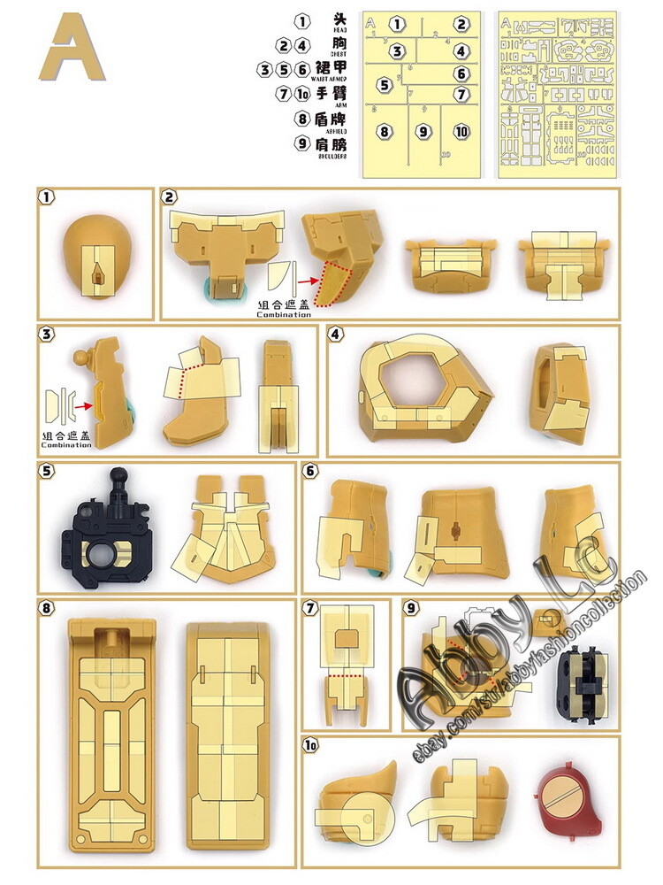 Precut Masking Tape for MG 1/100 Zaku II 2 Yu Jiao Land