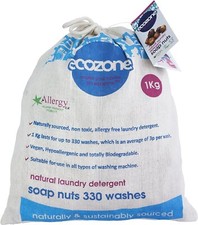 Noix de Lavage Bio Ecozone - Nettoyage Naturel pour 300 Lavages, 1kg