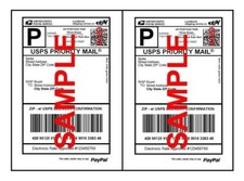 8.5" x 5.5" Quality Shipping Labels for Laser Printer  Inkjet Printer New