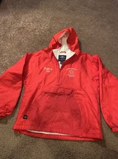 Charles River Apparel Wind & Water-resistant Pullover Rain Jacket M Red (clean)
