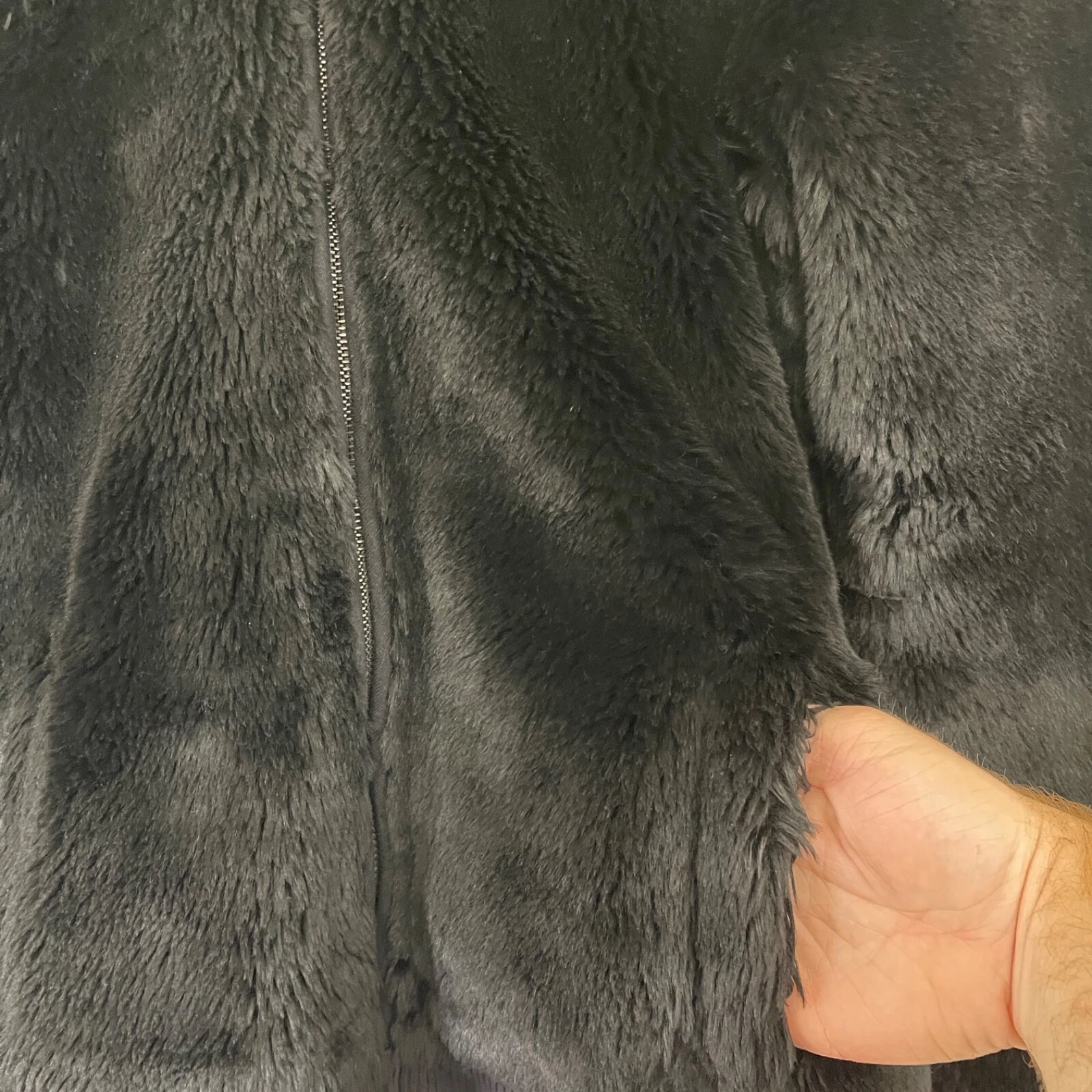 VETEMENTS RARA Victorias Secret ROSA 2011 Fashion Show Pelliccia Zip Felpa con Cappuccio Giacca Small Limited