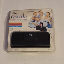 IHip Fold-Up Portable Speaker System  Compact Mobile Audio & MP3 Sharing Sealed