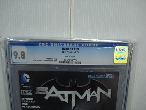 CGC DC COMICS BATMAN #39 GRADO: 9,8 PAGINE BIANCHE CON CERTIFICATO DI AUTENTICITÀ - Foto 3 di 11