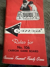 1963 Carrol Game Board Instructions