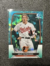 2023 Bowman Chrome Sapphire #17 Adley Rutschman RC Image Variation Aqua #/99