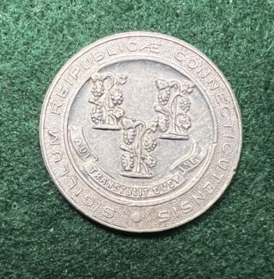 Vintage Connecticut Thirteen Colonies Coin Token Replica