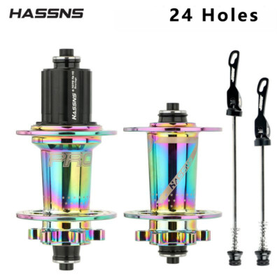 Hassns Pro 7 Colour Disc Naben SRAM XD Freilauf vorne hinten Schnellspanner 24 Loch