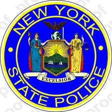 STICKER New York State Police Department